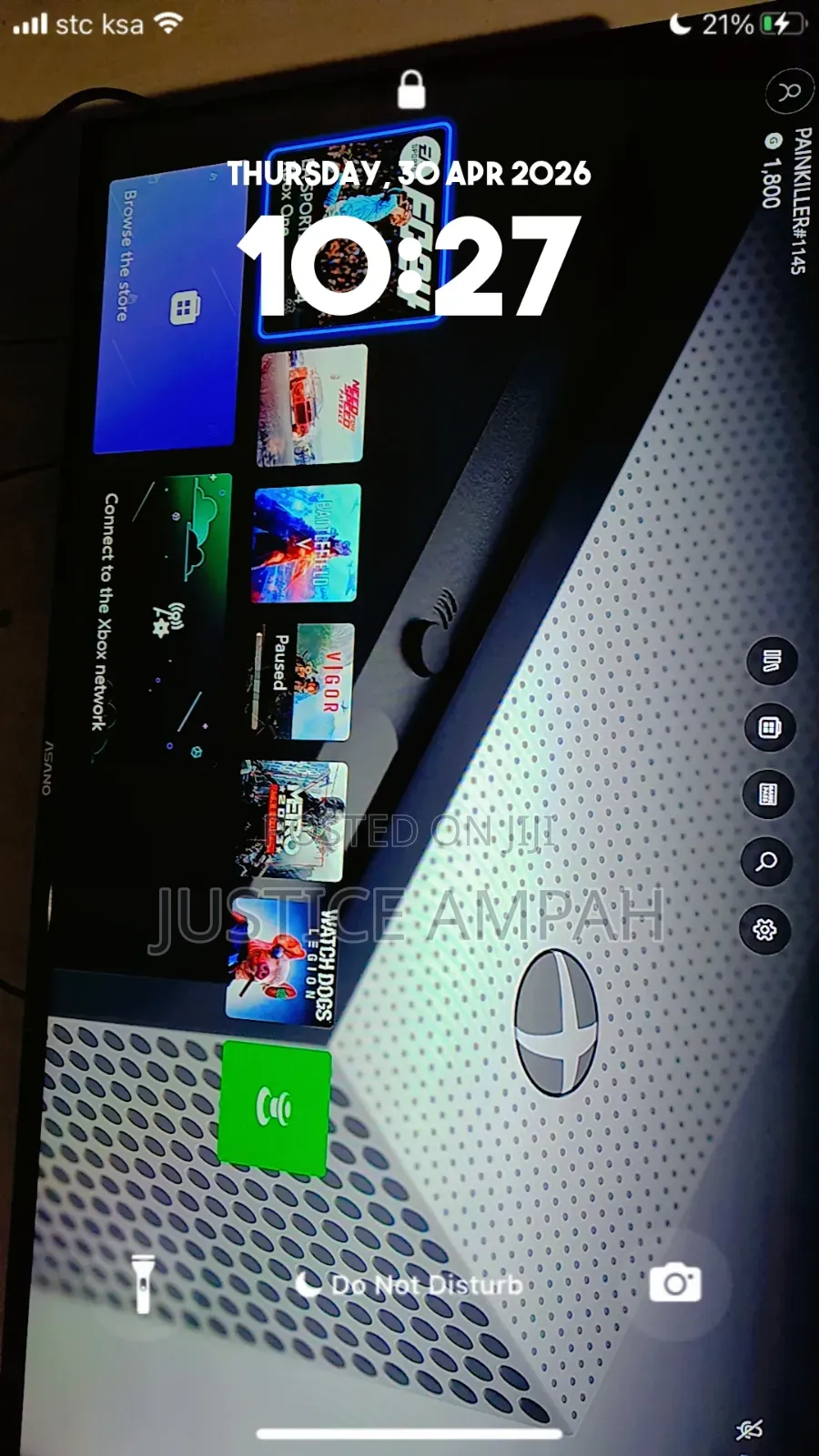 Xbox One S With Two (2) Controllers and Game Available.