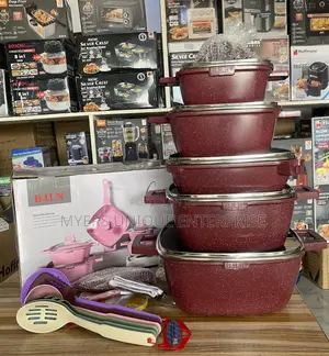 B.H.N 21pcs Cookware Set With a Transparent Lid