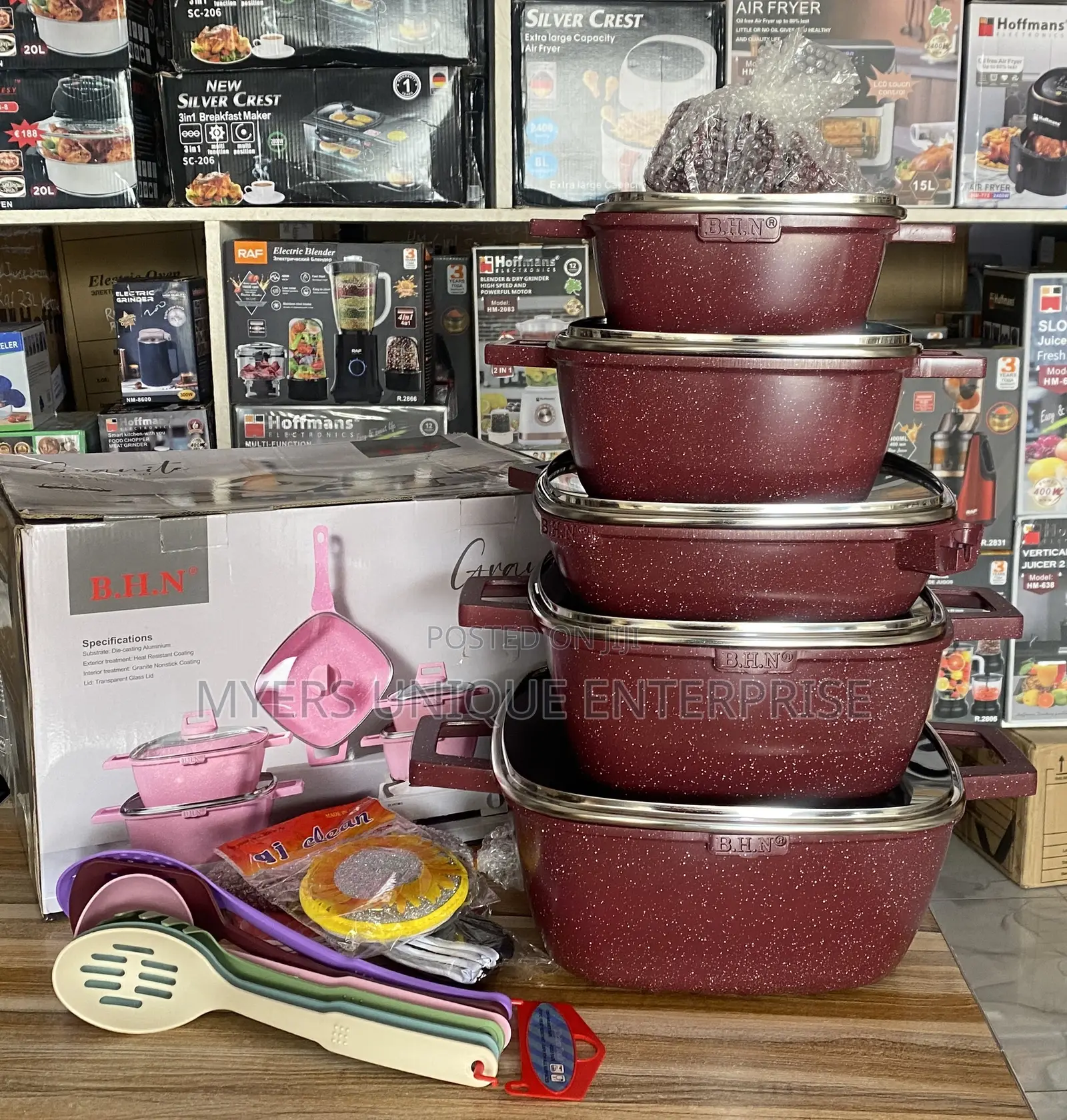 21 PCS Granite Cookware Set, Highly Recommended