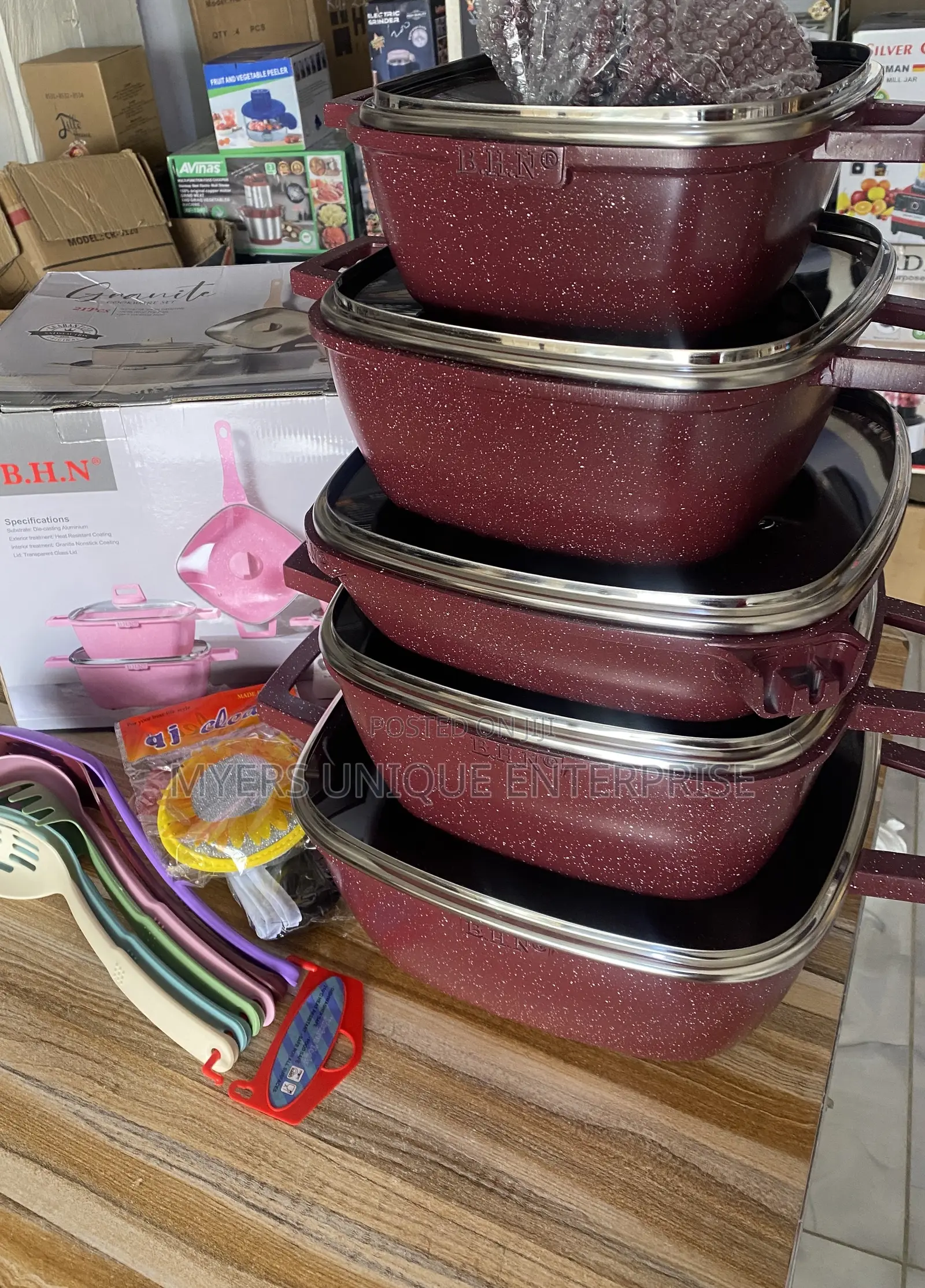 Original Granite Cookware Set ( 21 PCS )
