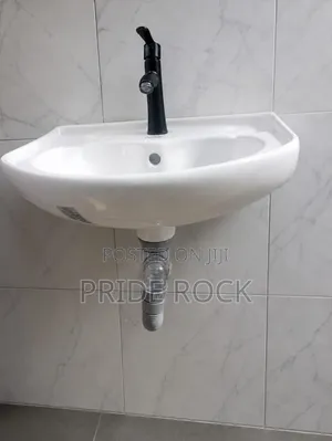 Hanging Wash Hand Basin Complete With Tap and Anti Odor Trap