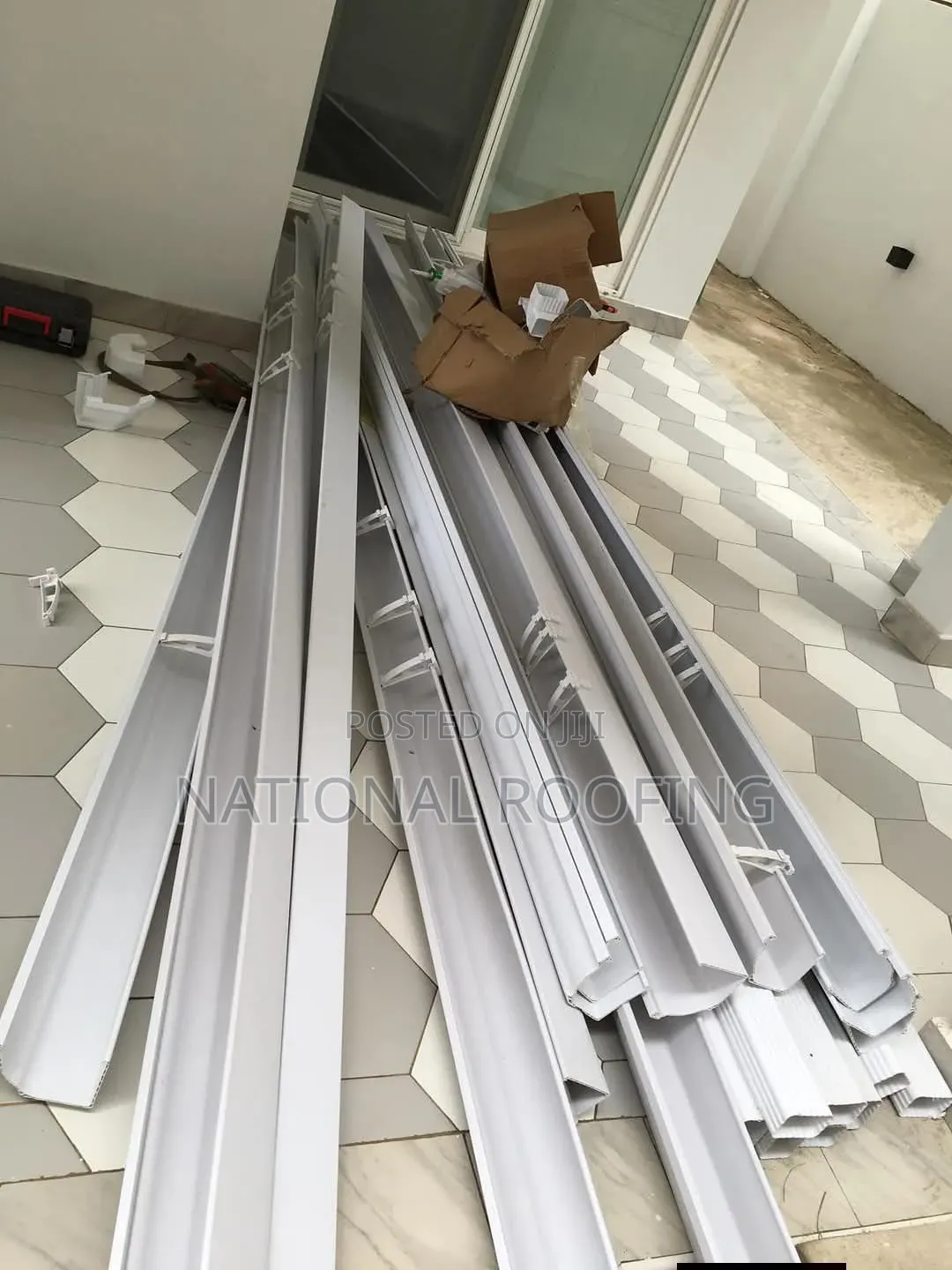 Sells of Quality PVC Rain Gutter, Downpipe and Accessories.