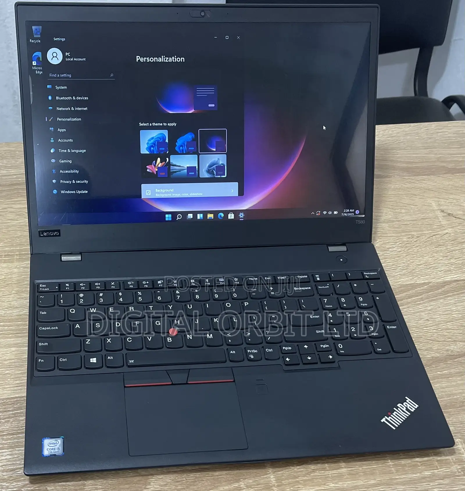 Laptop Lenovo ThinkPad T580 8GB Intel Core i5 SSD 256GB
