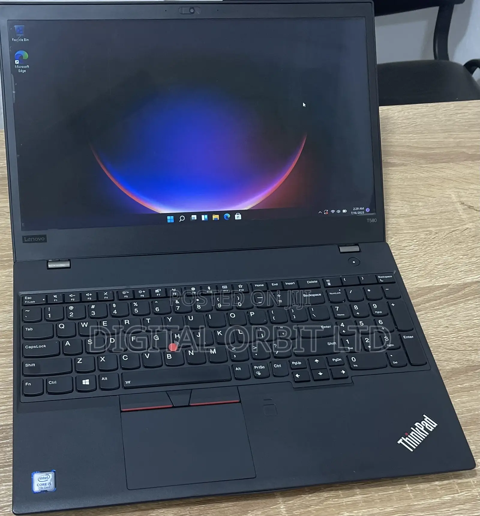 Laptop Lenovo ThinkPad T580 8GB Intel Core i5 SSD 256GB