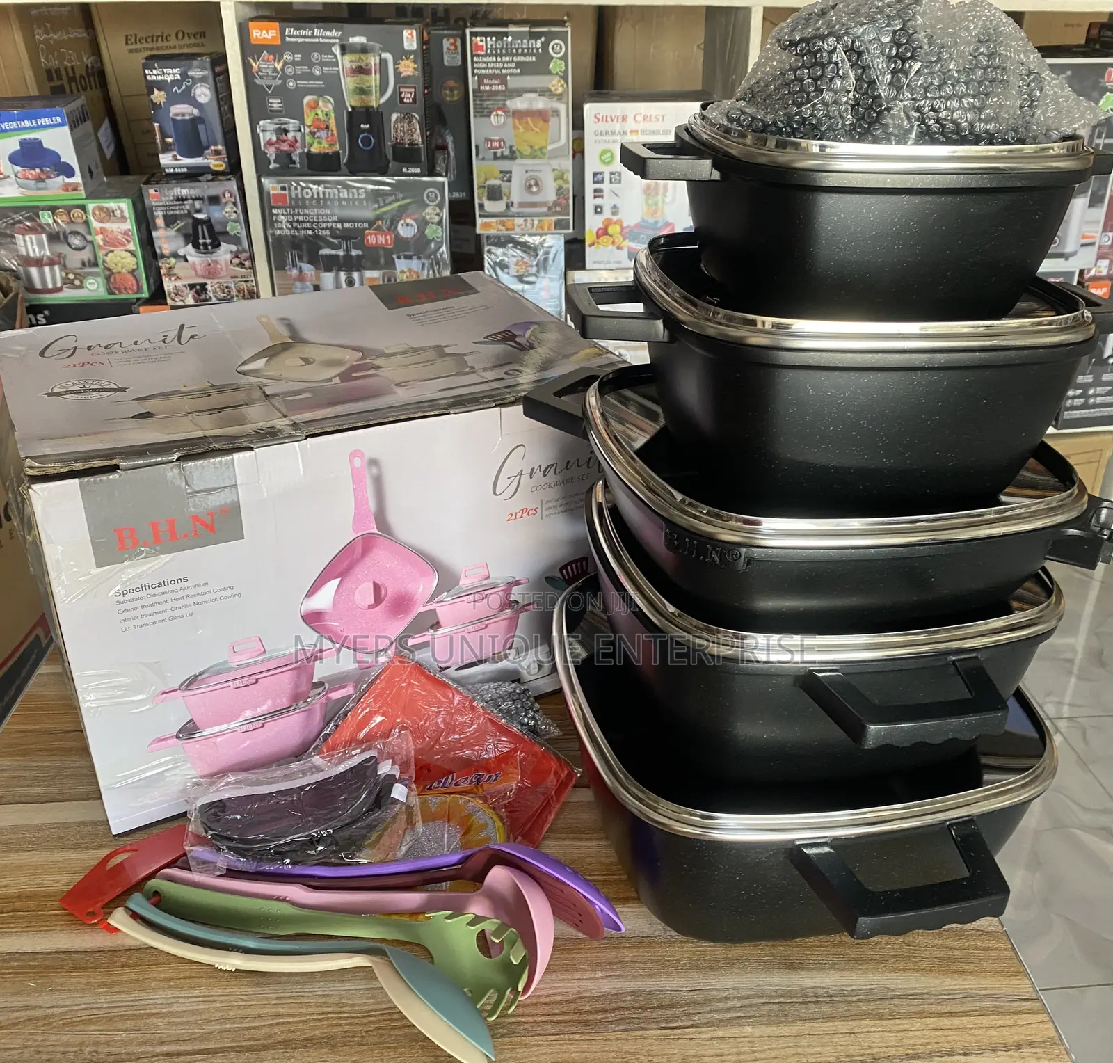 Cookware Set ( 21 PCS ) for Easy Use