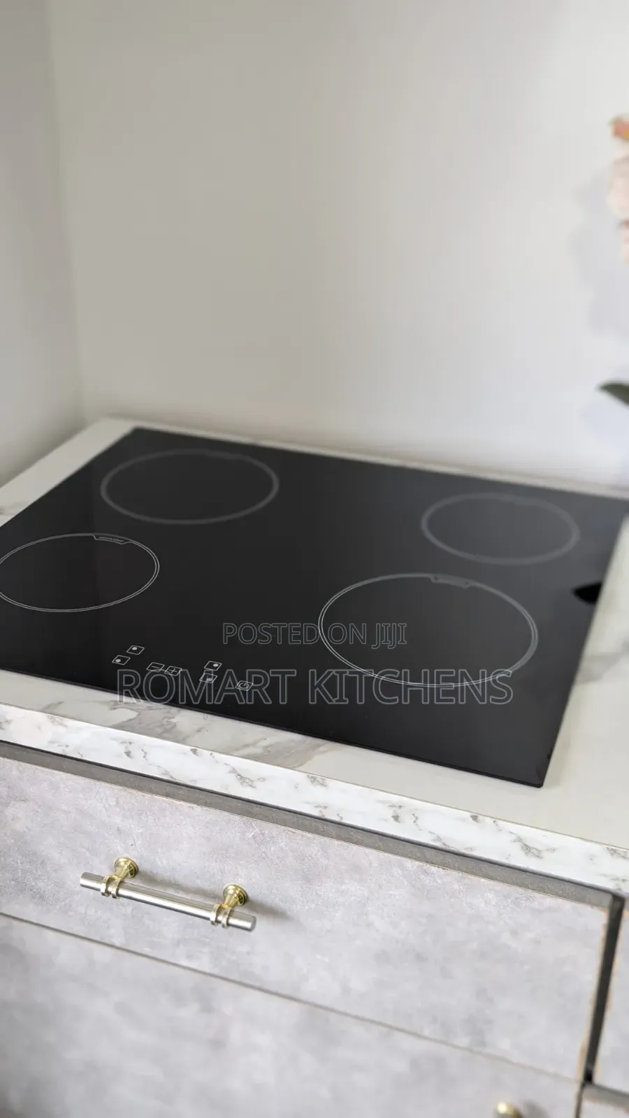 60cm Inbuilt Glass Electric Burner