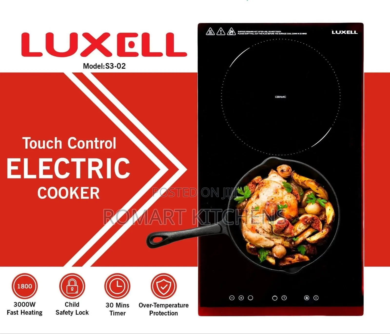 Quality 2 Burner Electric Hob