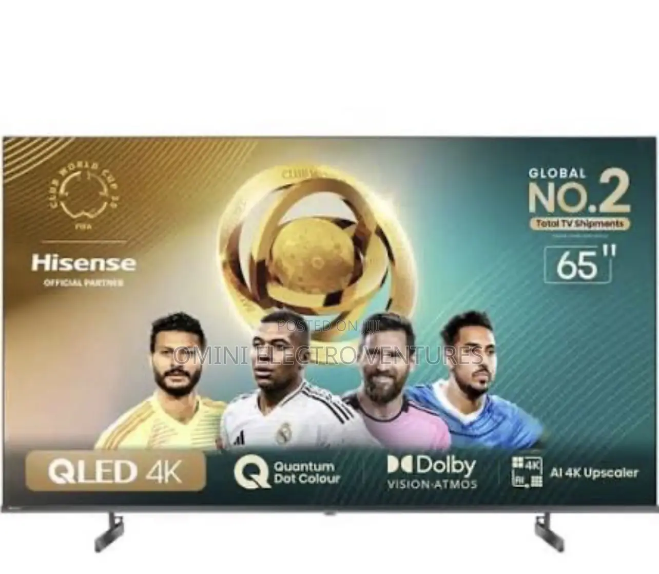 American Imported Brand New Hisence 100” Qled Smart Tv