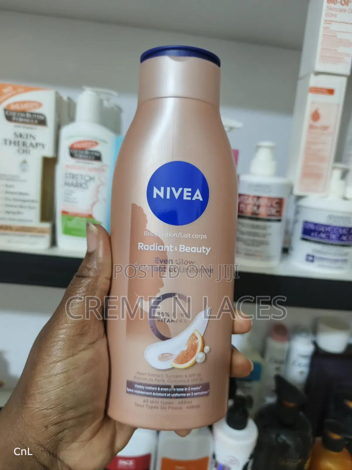 Nivea Radiant Beauty Even Glow Body Lotion.