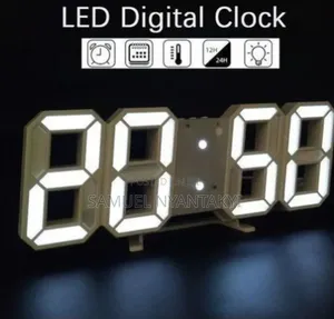 Digital Clock With Light