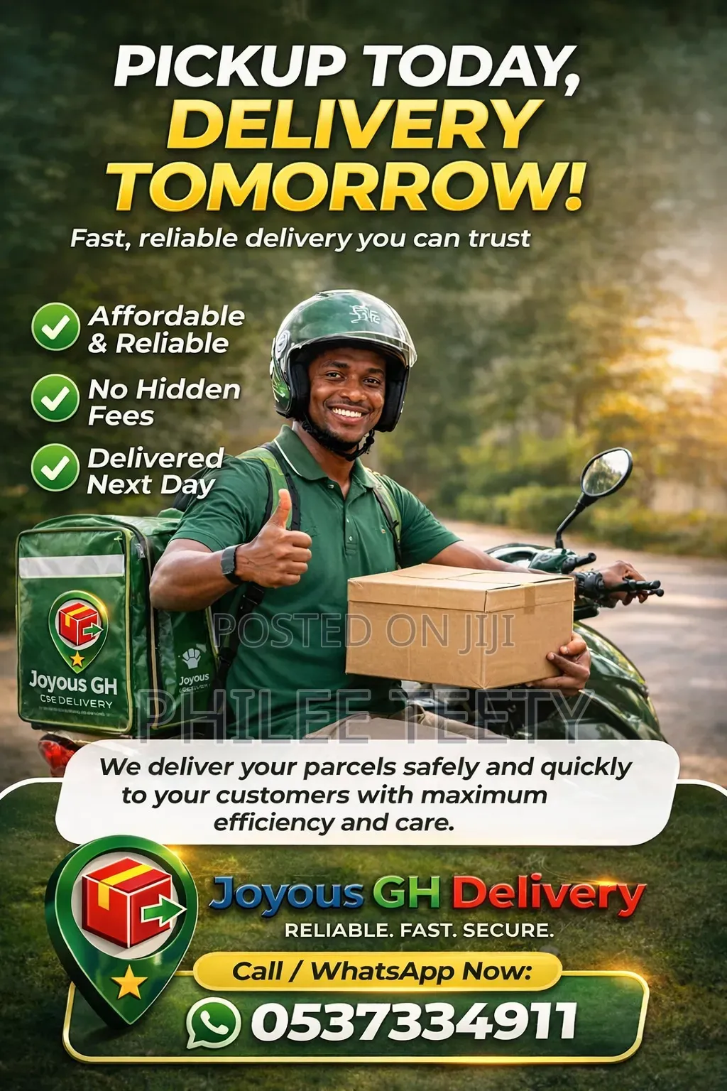 Busy Schedule? No Time to Deliver Items Yourself?