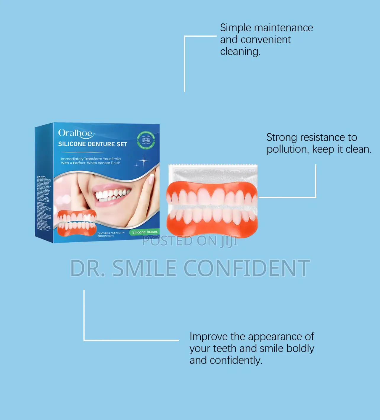 Silicon Dentures Set