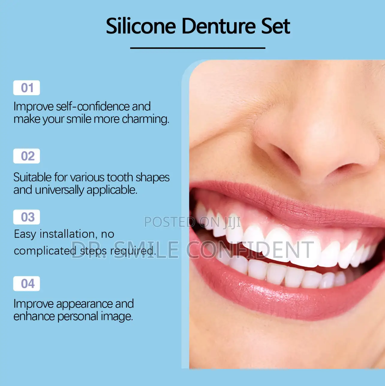 Silicon Dentures Set