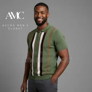 Men's Knitted Short Sleeves Shirt