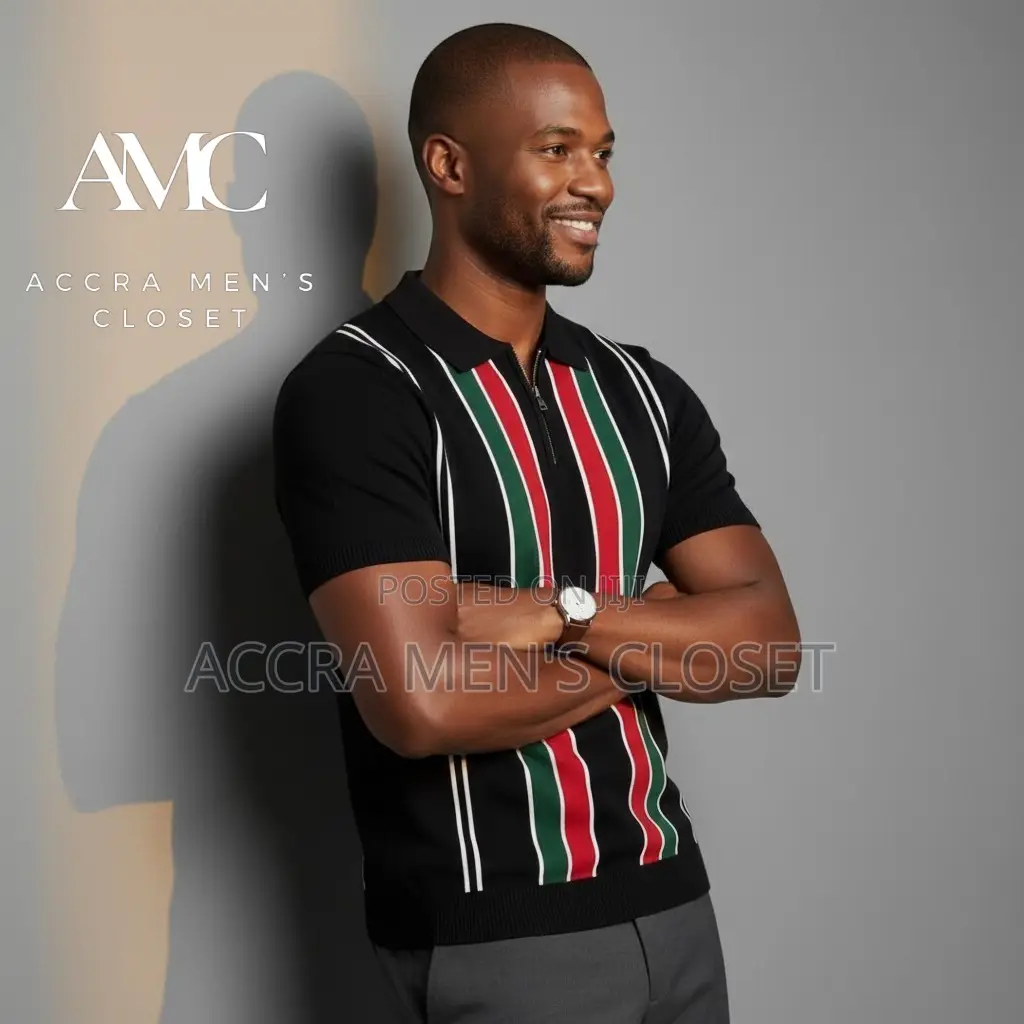 Men's Knitted Short Sleeves Shirt