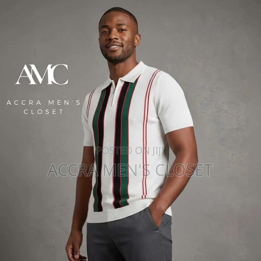 Men's Knitted Short Sleeves Shirt