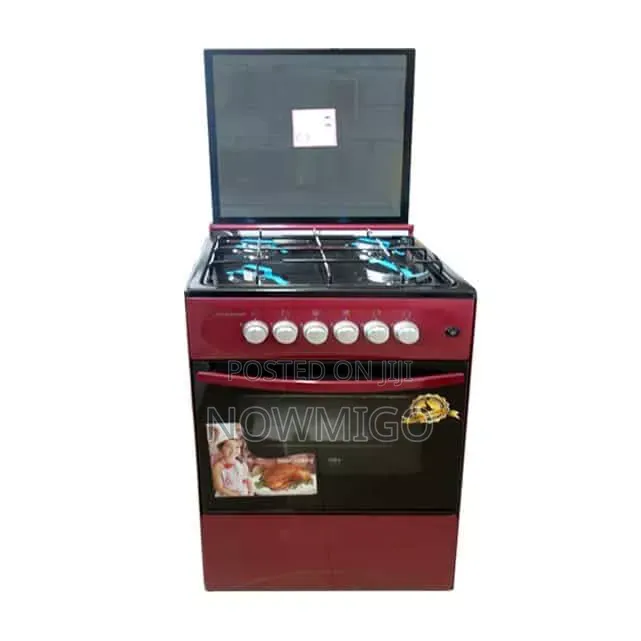 Volcano 4 Burner Standing Gas Cooker_ Oven and Grill