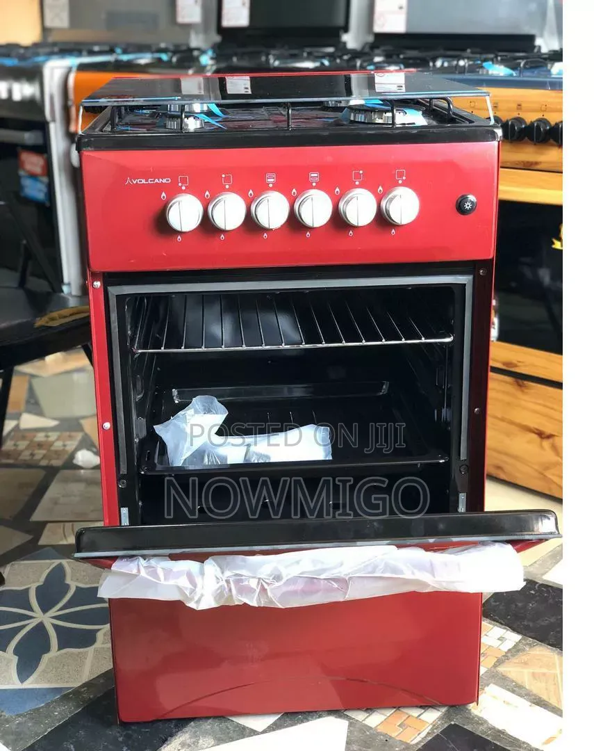 Volcano 4 Burner Standing Gas Cooker_ Oven and Grill