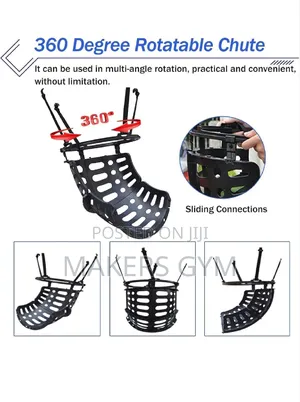 Hanging Basketball Rebounder Attachment, Supports 360° Rotating