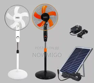 Rechargeable-Solar 18 Inches Stand Fan