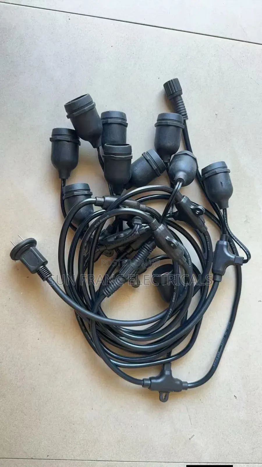 10m Led String Cable With E27 Holder