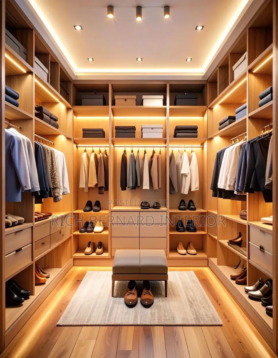 Modern Walk in Closet