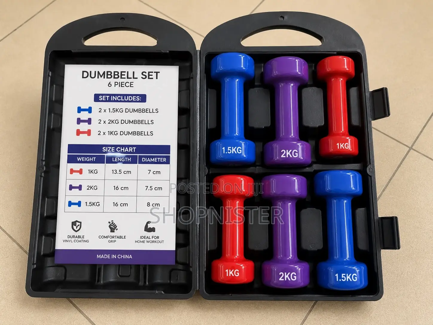 10kg Dumbbell Set With Case