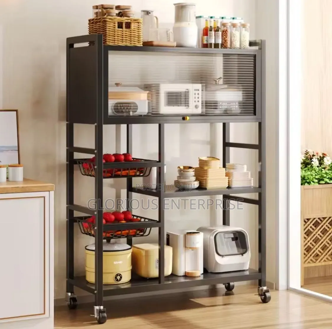 Kitchen Rack With Cover