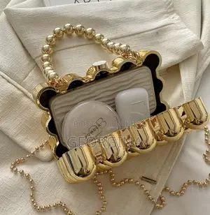 Beautiful Golden Acrylic Handbag