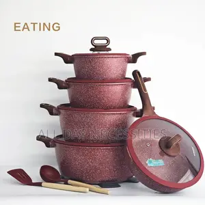 Donnor Granite Nonstick Cookware With Ladles