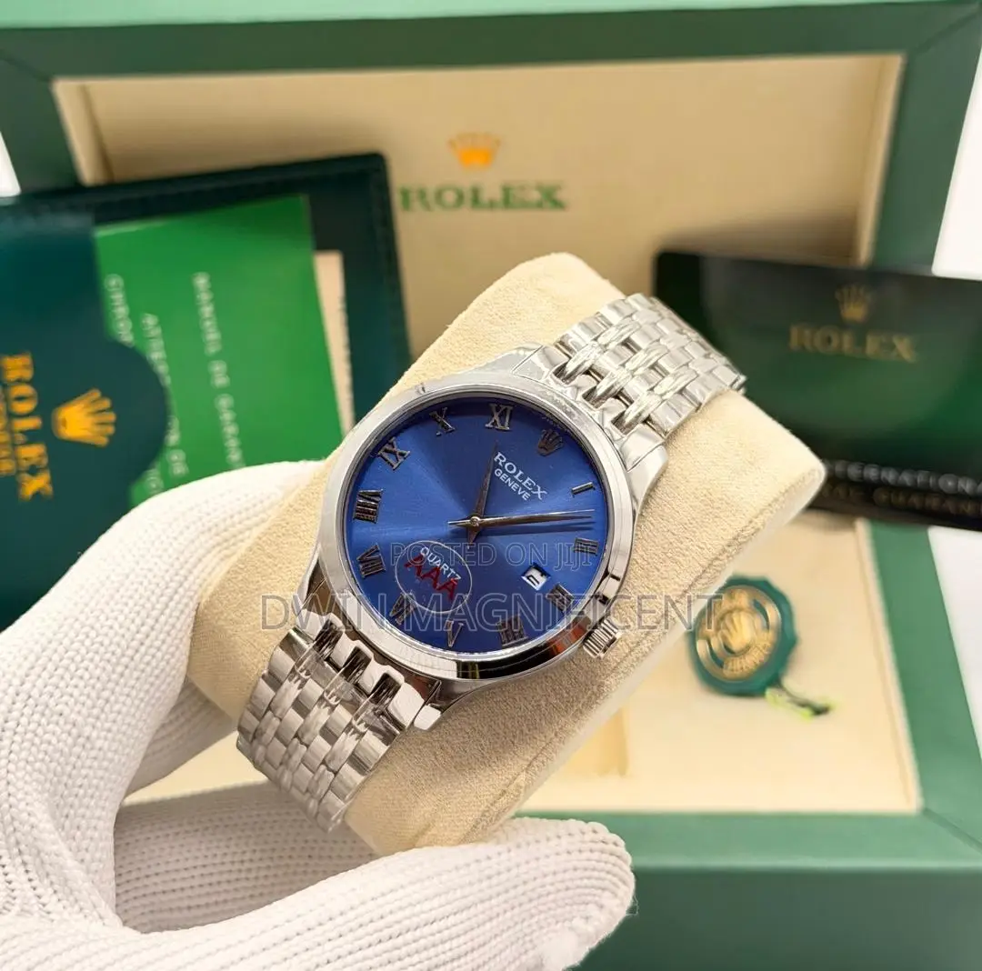 Rolex Geneve Roman Numerals Quartz Watch