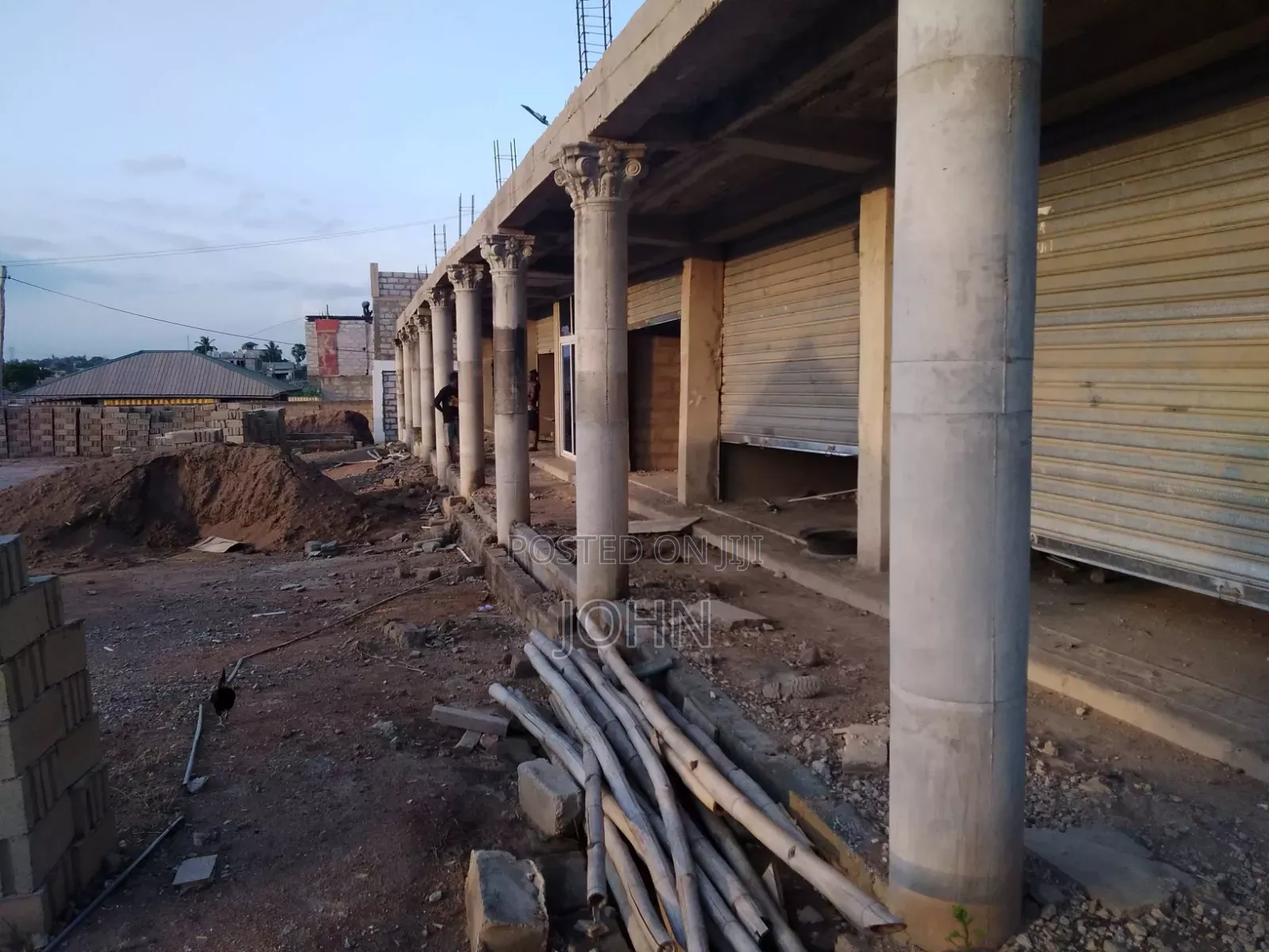Blockfactory/8 Stores for Rent at Kasoa Domeabra