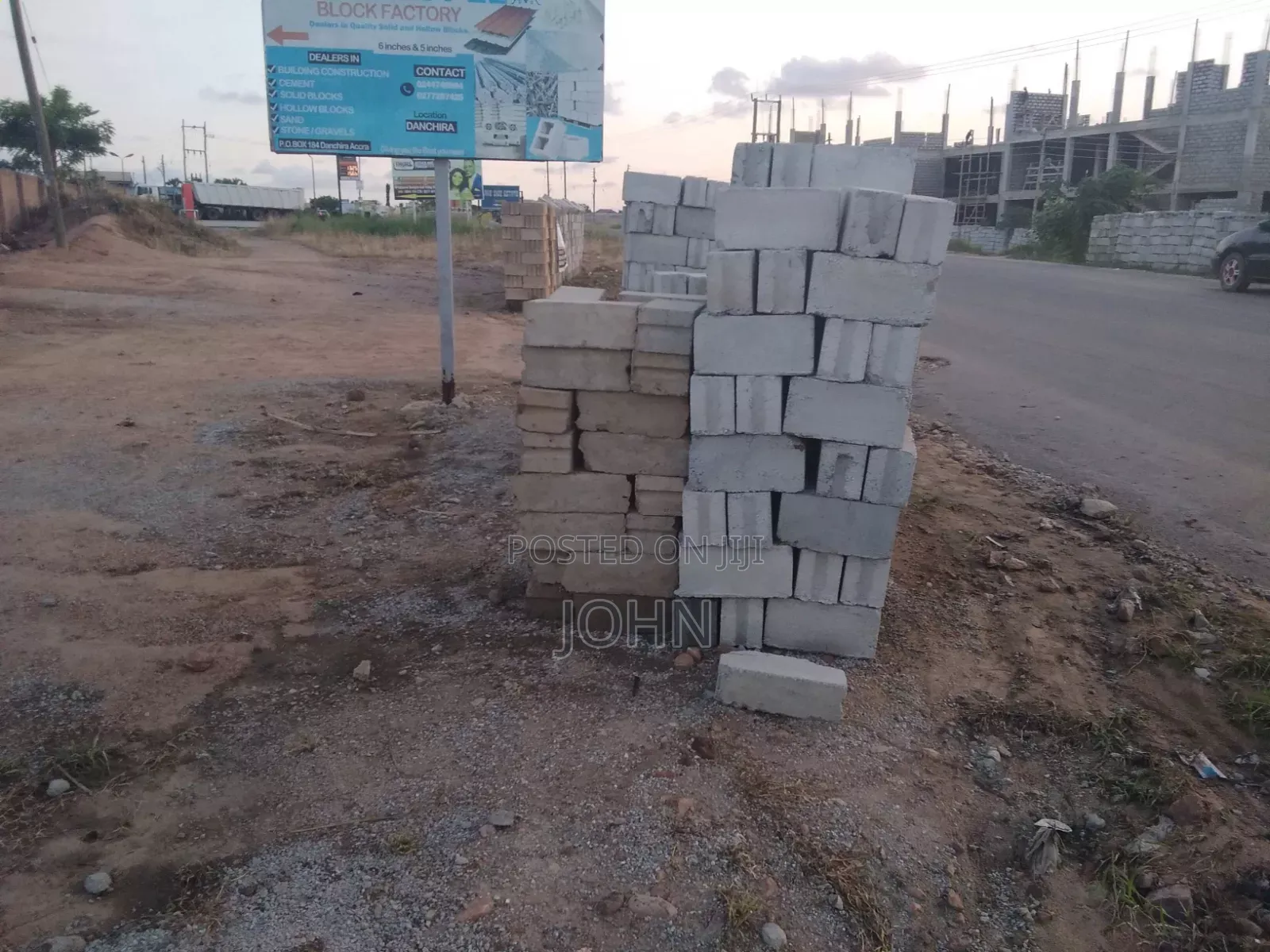 Blockfactory/8 Stores for Rent at Kasoa Domeabra