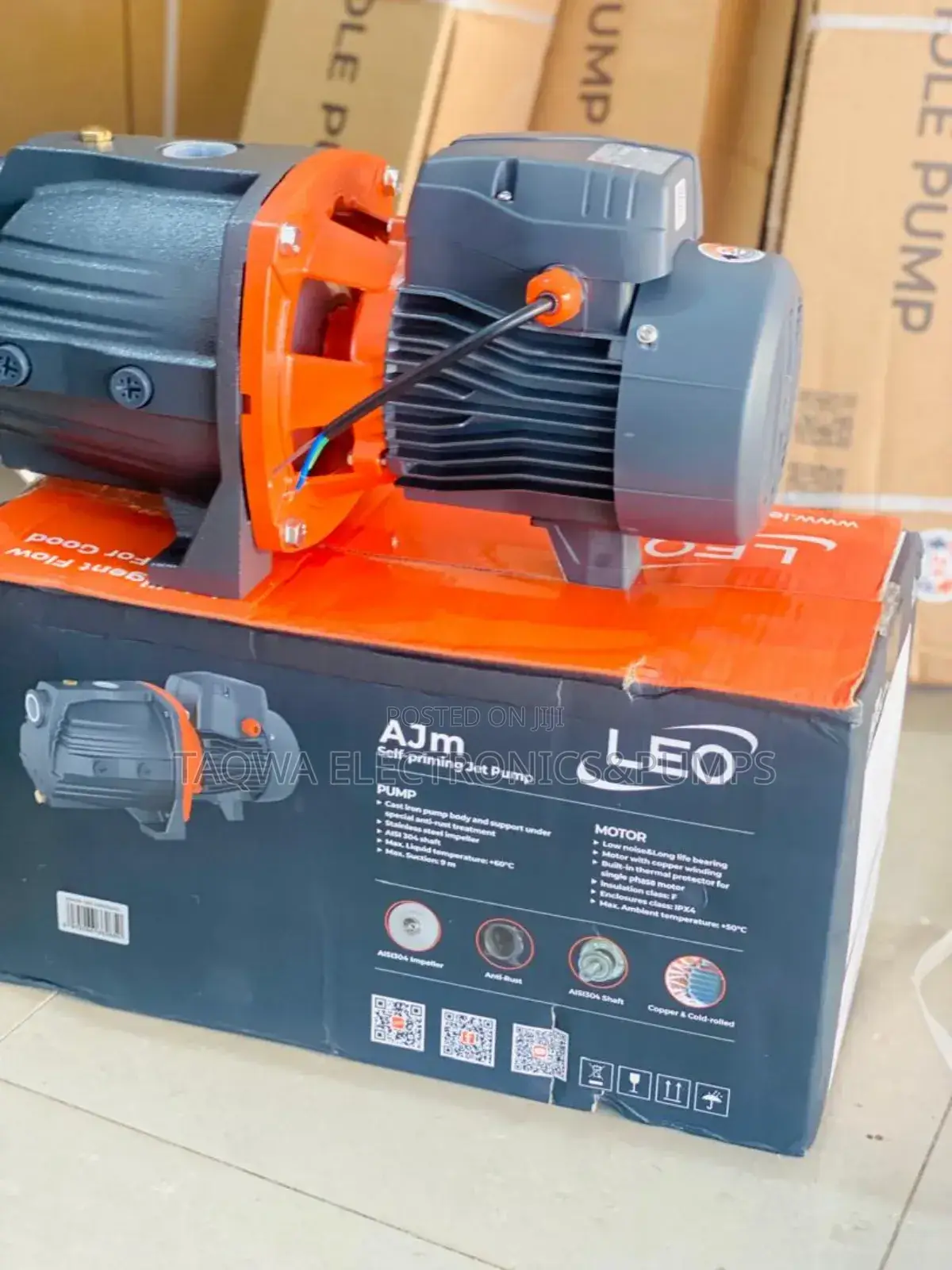Super 1 Hp Cast Leo Water Pump Ajm75