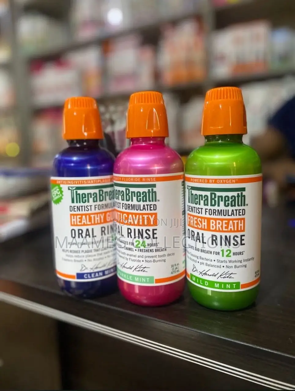 Therabreath Dentist Formulated Oral Rinse Mouthwash