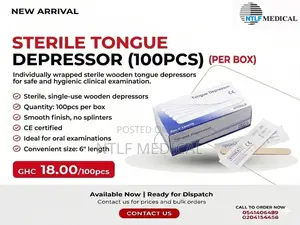 Tongue Depressor (Wooden)