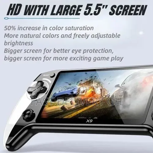 Multifunctional 5.5 Inch X9 Handheld Video Game Console