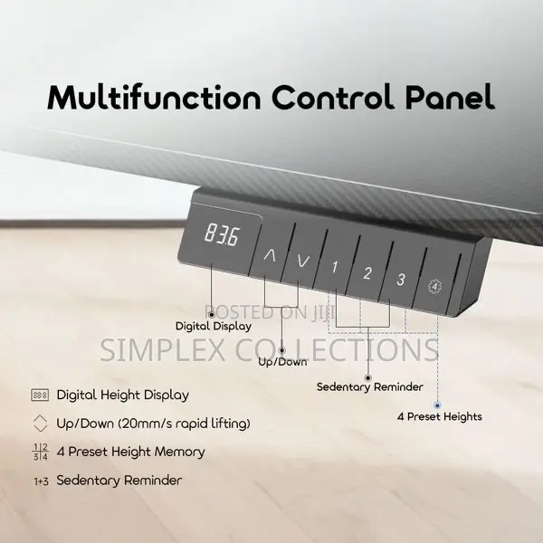Oraimo Flexistation Ergonomic Smart Adjustable Electric Table Desk