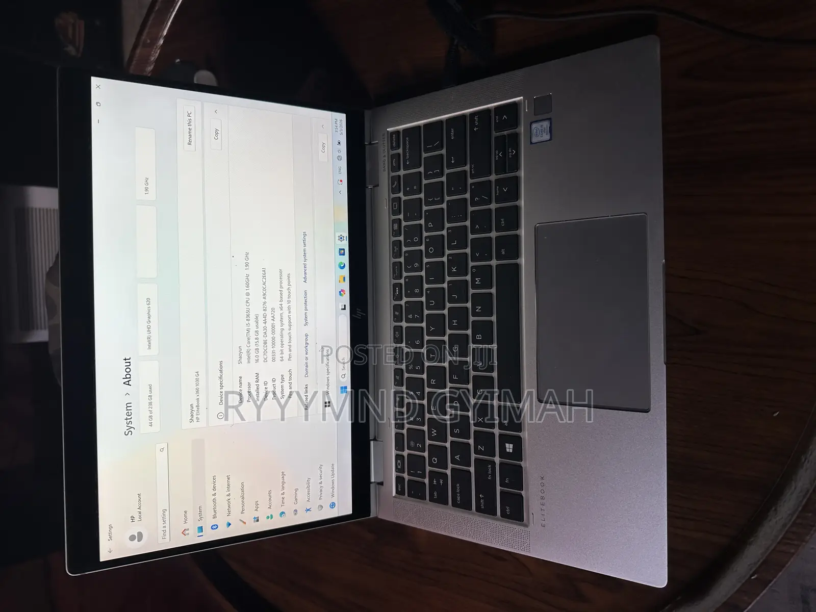 Laptop HP EliteBook x360 1030 G4 16GB Intel Core i5 SSD 256GB