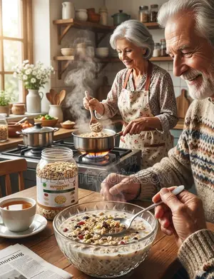 A Highly Nutrient-Dense/8-In1 Mix Fiber-Rich Protein-Packed Meal .
