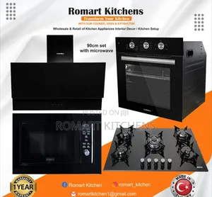 Quality 5 Burner Set. Oven, Hob , Microwave and Extractor