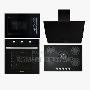 Inbuilt 5 Burner Glass Set. Oven, Hob, Burner and Extractor