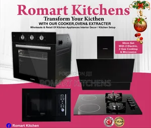 Turkish 60cm Inbuilt Electric and Gas Combination Set.