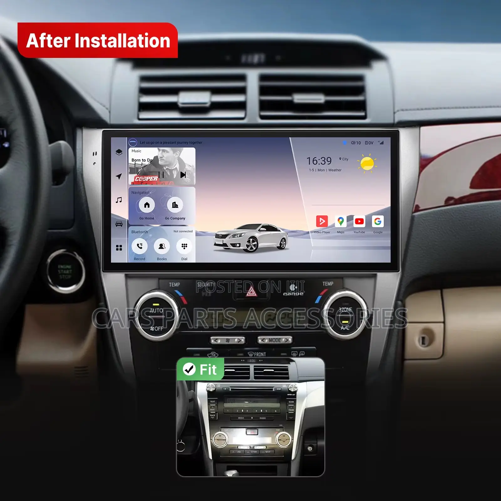 Camry 2012 to 2014 Android Carplay