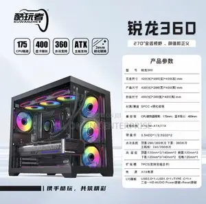Cooler Master Ryzen 360 Atx Case + 360mm Liquid Cooling Support
