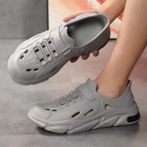 Rubber Shoes Summer Outdoor Anti Slip Eva Rubber Lace-Up
