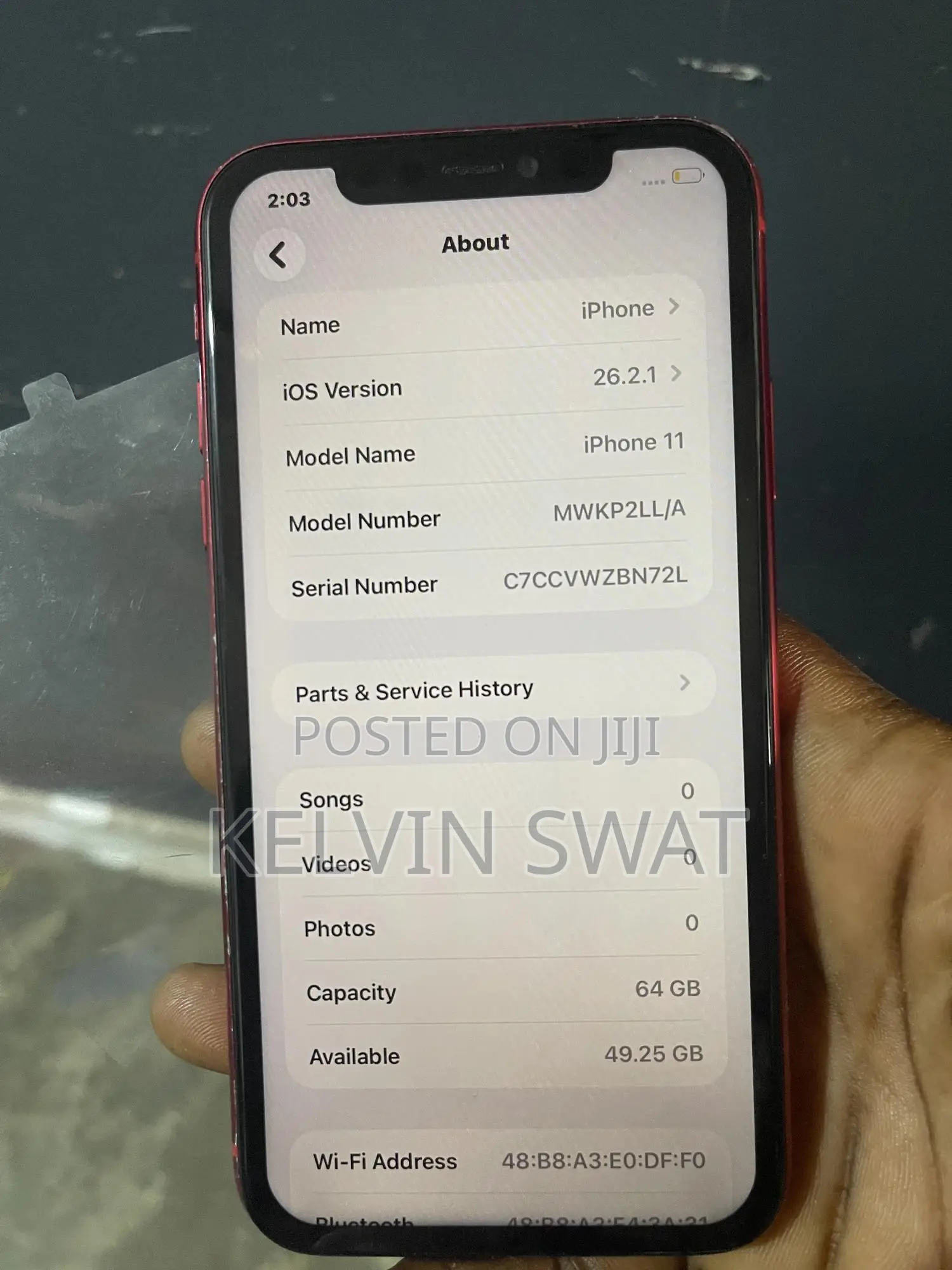 Apple iPhone 11 64 GB Red