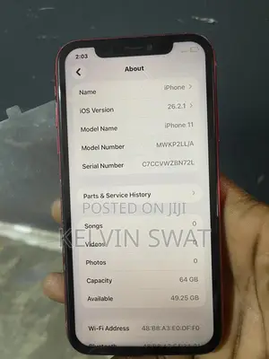 Apple iPhone 11 64 GB Red