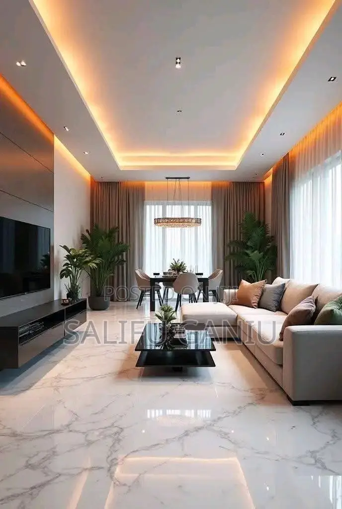 Double Layer Pop Ceiling for Dramatic Effect