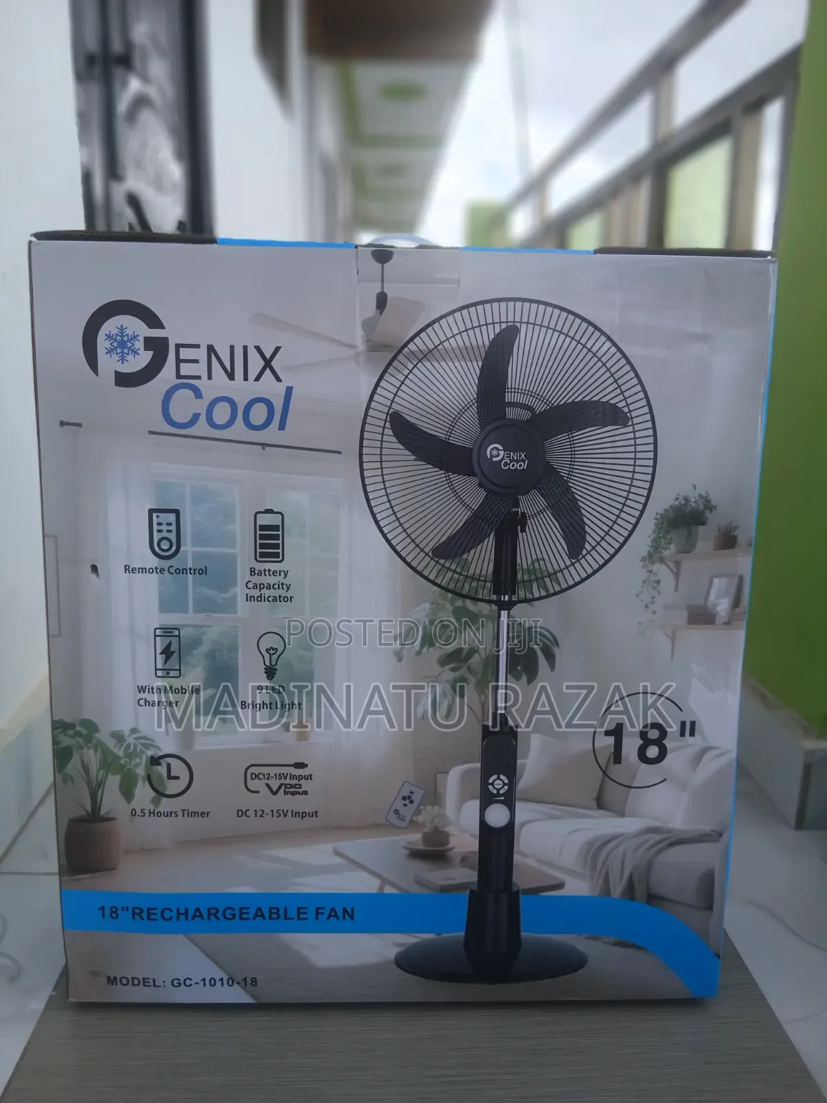 Genix Cool Rechargeable Fans